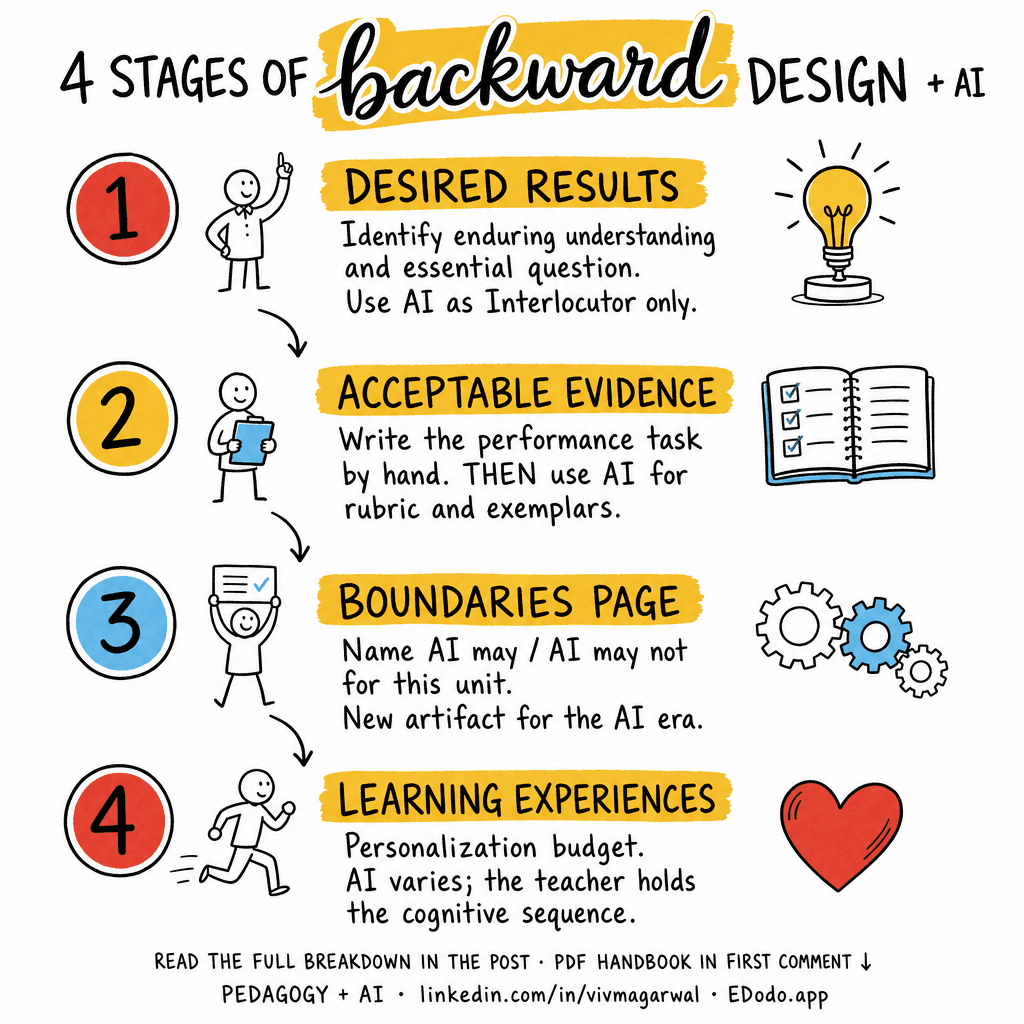 Backward Design — sketchnote