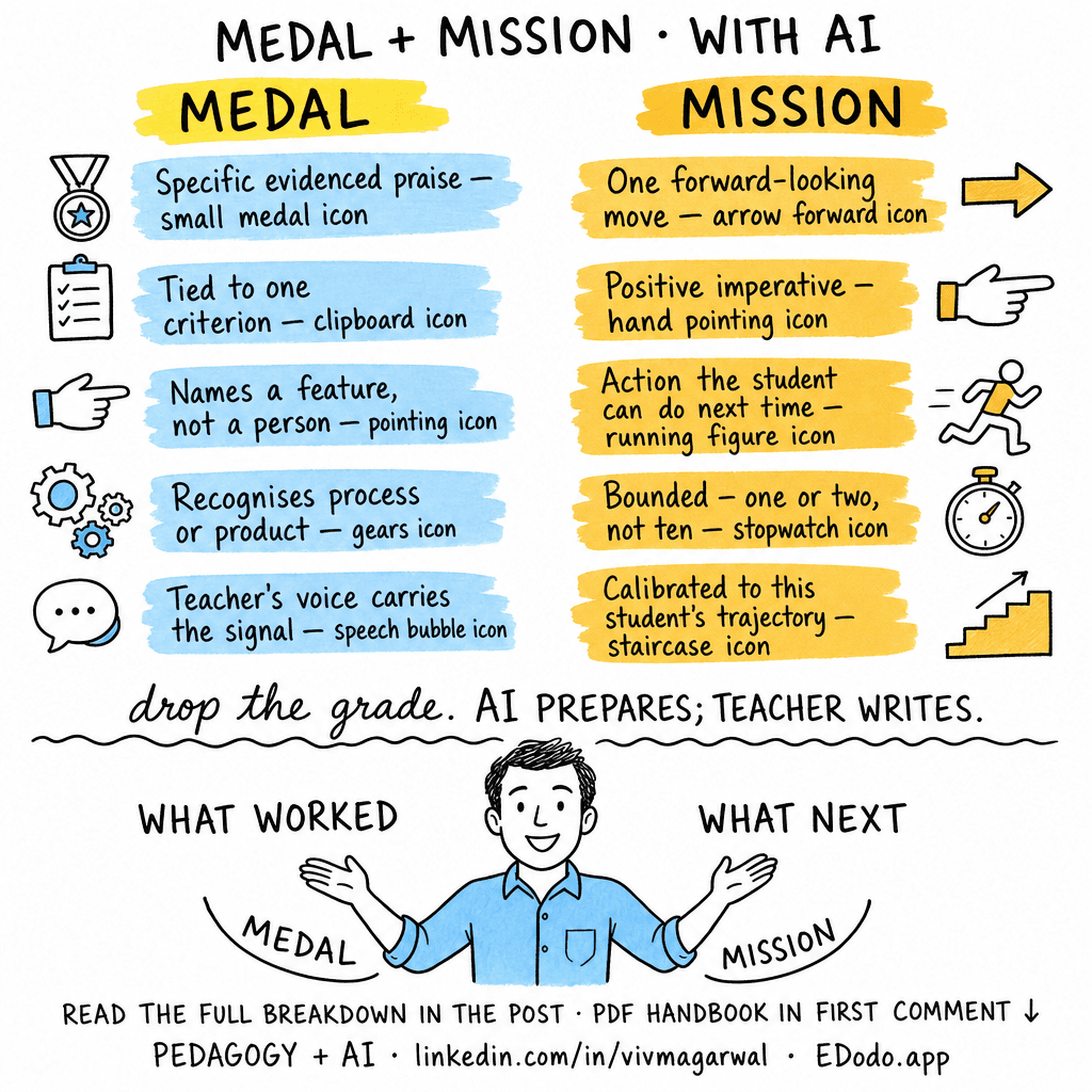 Medal and Mission — sketchnote