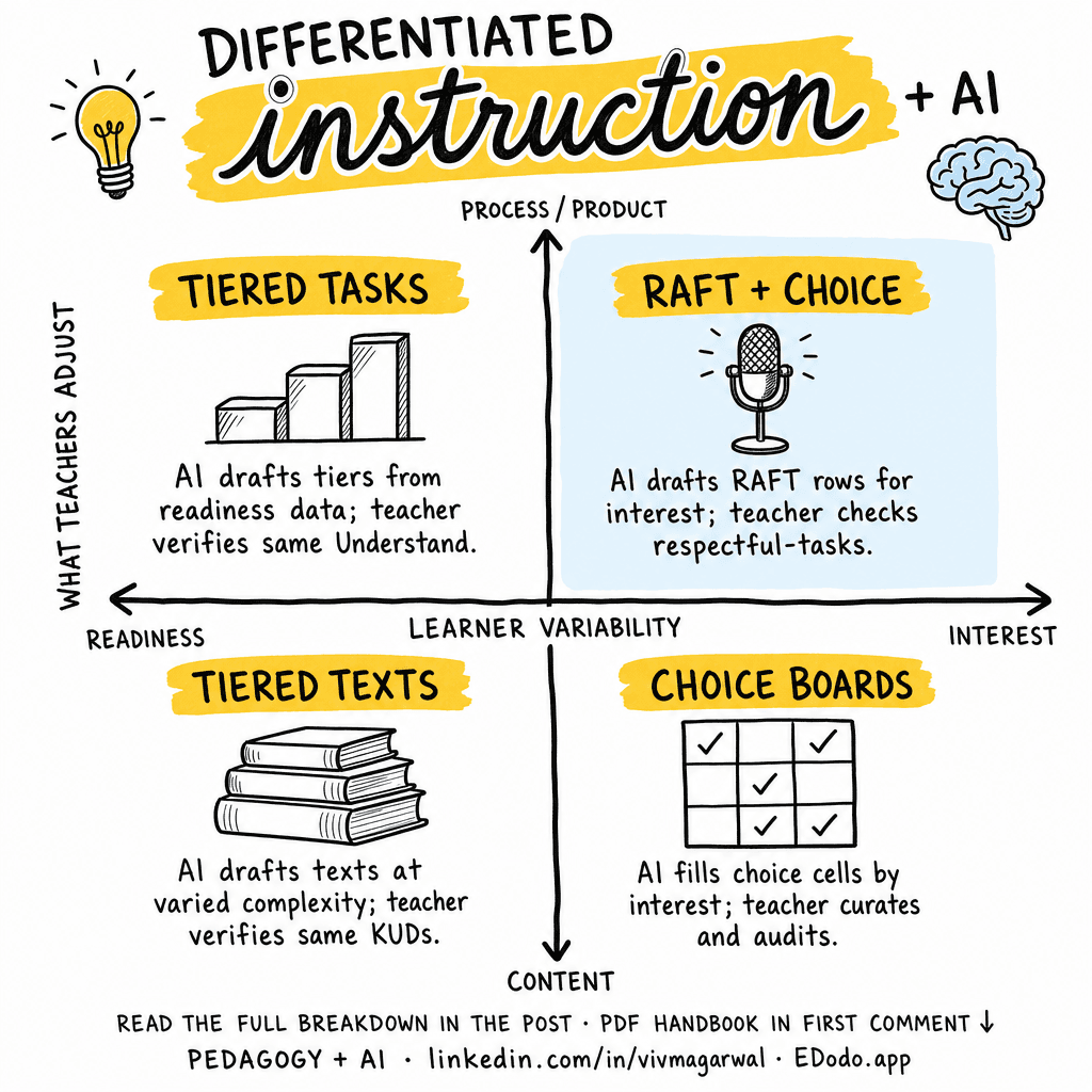 Differentiated Instruction (Tomlinson) — sketchnote